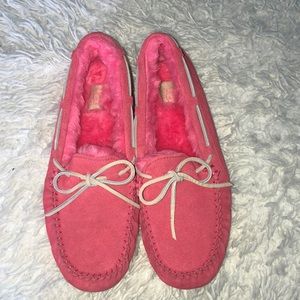 Pink uggs moccasins
